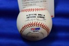 Warren Spahn Psa Dna Autographed National League Signed Baseball Hof 73