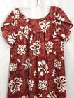 Royal Creations Hawaiian Cotton Dress Muumuu Size M l Vintage