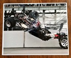 1995 Stan Fox Indy 500 Wild Racing Crash 8x10 Photo Indianapolis Motor Speedway