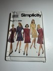 Simplicitysewing Pattern 8610 Uncut Womens Pleated Or Flare Dress Size R 14-18