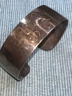 Vintage S  Kirk   And Son Sterling Silver 925 Engraved Cuff Bracelet   119