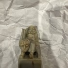 Antique Or Vintage Oriental Carved Agate Grey White Jade Chop Seal Estate Find