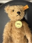 Vintage Steiff Classic 10 5 Mohair Teddy Bear With Tags Jointed 005404