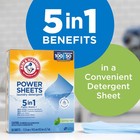 Arm   Hammer 5-in-1 Power Sheets Laundry Detergent  50 Count  pack Of 1  
