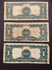 1899  1 Black Eagle One Dollar Note     Large Silver Certificate Estate Rare    