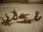 Vintage Barclay Manoil Wwi Lot Of 5 Metal Toy Soldier Cast Lead Army Figures  9