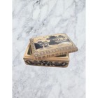 Charming Vintage Porcelain Chinese Blue   White Lidded Trinket Box 5  X 3 5  