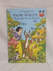 Walt Disney Snow White Helps The Seven Dwarfs Vintage 1980 Book Club Edition 