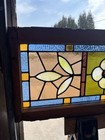   Antique Stained Glass Transom Window 1 Of 3   32 X 13 5 Architectural Salvage