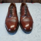 Johnston   Murphy Dress Shoes Aristocraft Brown Cap Toe Oxfords Size 9 5