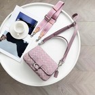 Coach Soft Tabby Shoulder Bag In Signature Denim Pink Purple Cj854 New