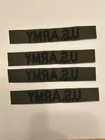 4 X Us Army Name Tape Strip Usgi Embroidered Nametape