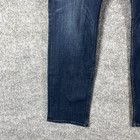 Express Jeans Mens 32x30 Blue Denim Dark Wash Slim Straight 4 Way Stretch  88