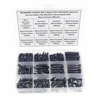 435pcs Nylon Hex Standoffs Spacers Screws Nuts Flat Washers Assortment Kit ma   