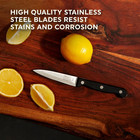 3-piece Kitchen Chef Knife Set With Stainless Steel Blades