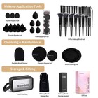 Maange Makeup Brush Set 51 Pcs Professional Makeup Brushes For Foundation Powder