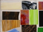 9lbs 10oz Opaque Premium Stained Glass Lot Med-large Scraps Free Shipping