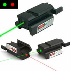 Tactical Low Profile Red Green Dot Laser Sight 20mm Picatinny Rail Rifle Handgun