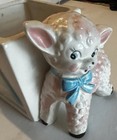 Sweet Little Lamb Vintage Porcelain Planter For Baby