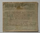 1944 California Windshield Registration Sticker