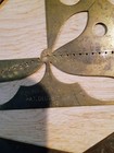 Antique Polygraph Co  Philadelphia 1885 Patent Round Brass Drafting Template