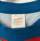 Hanna Andersson Pajama Set Short Johns Kids 160  14  Organic Cotton Blue Apple