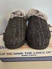 Skechers Bobs Memory Foam Keepsakes Ice Angel Charcoal Slippers Sz 8 Nib