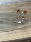 Vintage Hand Blown Glass Mouse Mini Figurine 