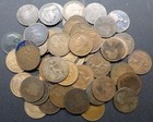 Great Britain Large Pennies  Britannia Large Penny Lot  60 United Kingdom Coins