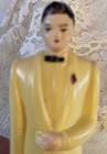 Vintage Bride-groom Wedding Cake Topper Hong Kong Retro Lace Brown Hair 4   