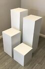  new  Art Display Pedestal  12x12x36    Tall Pedestal  Matte White Sold Seperately