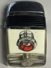 Vintage Scripto Vu Lucite Tank Design Black Band Lighter Unfired In Box  417