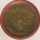 Quebec Montreal Mt  St  Louis Institute College Currency Token One Cent