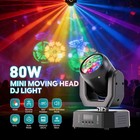 80w Led Moving Head Stage Light Pattern Dmx Wedding Party Disco Spot Light Dj