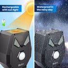 1800ft Solar Wireless Driveway Alarm Outdoor Motion Sensor Alert Security System
