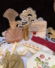 Lot Of Vintage Ladies  Dresser Vanity Items Gorgeous  