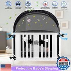 Safety Star Crib Net To Keep Baby In Cute Crib Tent Blackout Protect Baby Vis