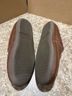 Ll Bean Elkhide Men   s Size 11m-  Brown Leather Padded Comfort Slippers 272346 