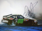 Dale Earnhardt Jr 2012 Dark Knight Michigan Win Batman Signed 8x10 Photo