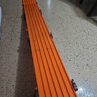 Hot Wheels 6 Lane Orange Race Track With Stand 1 64 Scale Electronic Finish Line