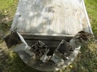 4 Balusters White Wood Architectural Salvage Spindles Porch Post House Trim A23 