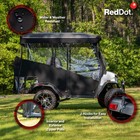 Reddot Golf Cart Enclosure For Denago Nomad Xl  2024     Stain Resistant   Black