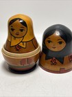 Vintage 6 Pc Russian Matryoshka Nesting Dolls Yoshkar-ola Hand Painted Ussr