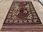 4x6 Antique Rug Handmade Kilim Flatweave Soumak Oriental Caucasian Fine Real Old