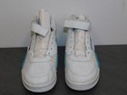 Vtg 80s Retro Womens White Blue Reebok High Top Aerobic 4100 Ers Sneakers Sz 5 5