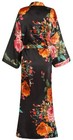 Women s Long Floral Satin Kimono Robes Bridal Dressing Gown Wedding Bridesmai   