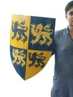 Medieval Heater Shield Metal Handcrafted Battle Armor Replica 24  Knight Shield