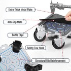 Furniture Moving Dolly With Reinforced Steel Panel Heavy Duty 360  swivel   Top B