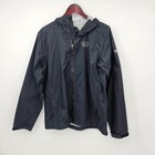 Mountain Hardwear Plasmic Ion Rain Jacket Men s Size Medium Black Coat Hooded