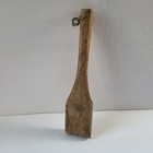 Antique Primitive Wooden Butter Paddle Vintage Hand Carved Kitchen Tool   